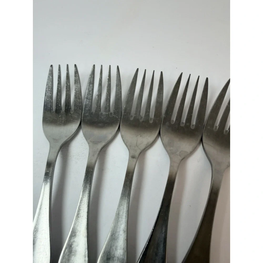 WMF Cromargan Form Stainless Salad Fork Lot Of‎ 5 Replacements